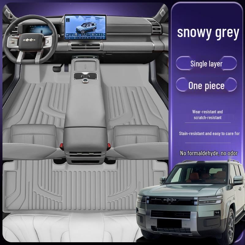 Eco-friendly Waterproof & Dustproof Floor Mats for Equation Leopard Titanium 7 - Double-layer Car Interior Accessories
