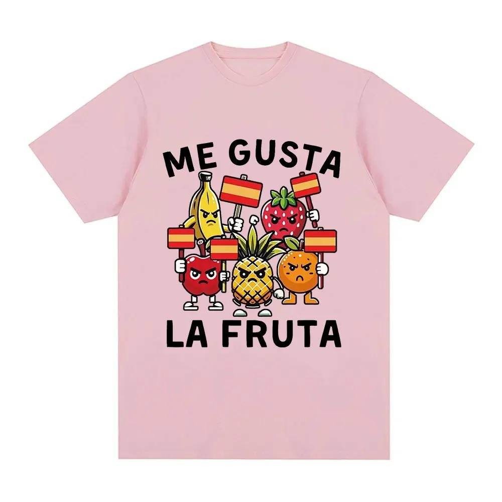 

Me Gusta La Fruta Tshirt Funny I Like Fruits Spanish Meme Printed T Shirts Women Casual Tshirts Tops Clothing S