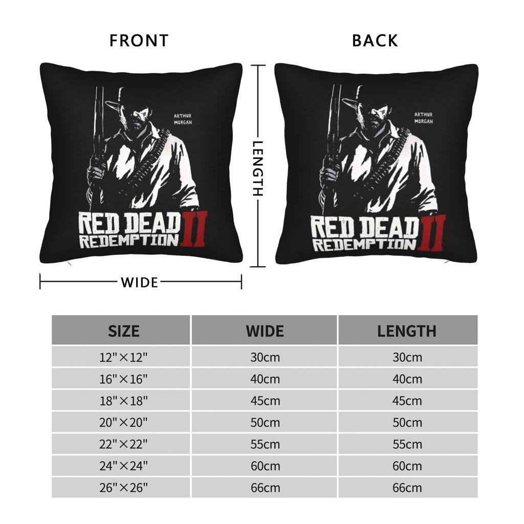 Pillow Cover Arthur Morgan red dead redemption  Kawaii Pillow Case For Sofa Home Decor Pillowcases