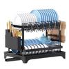 Cross-border Kitchen Dish & Cutlery Drying Rack - Countertop Bowl & Plate Storage