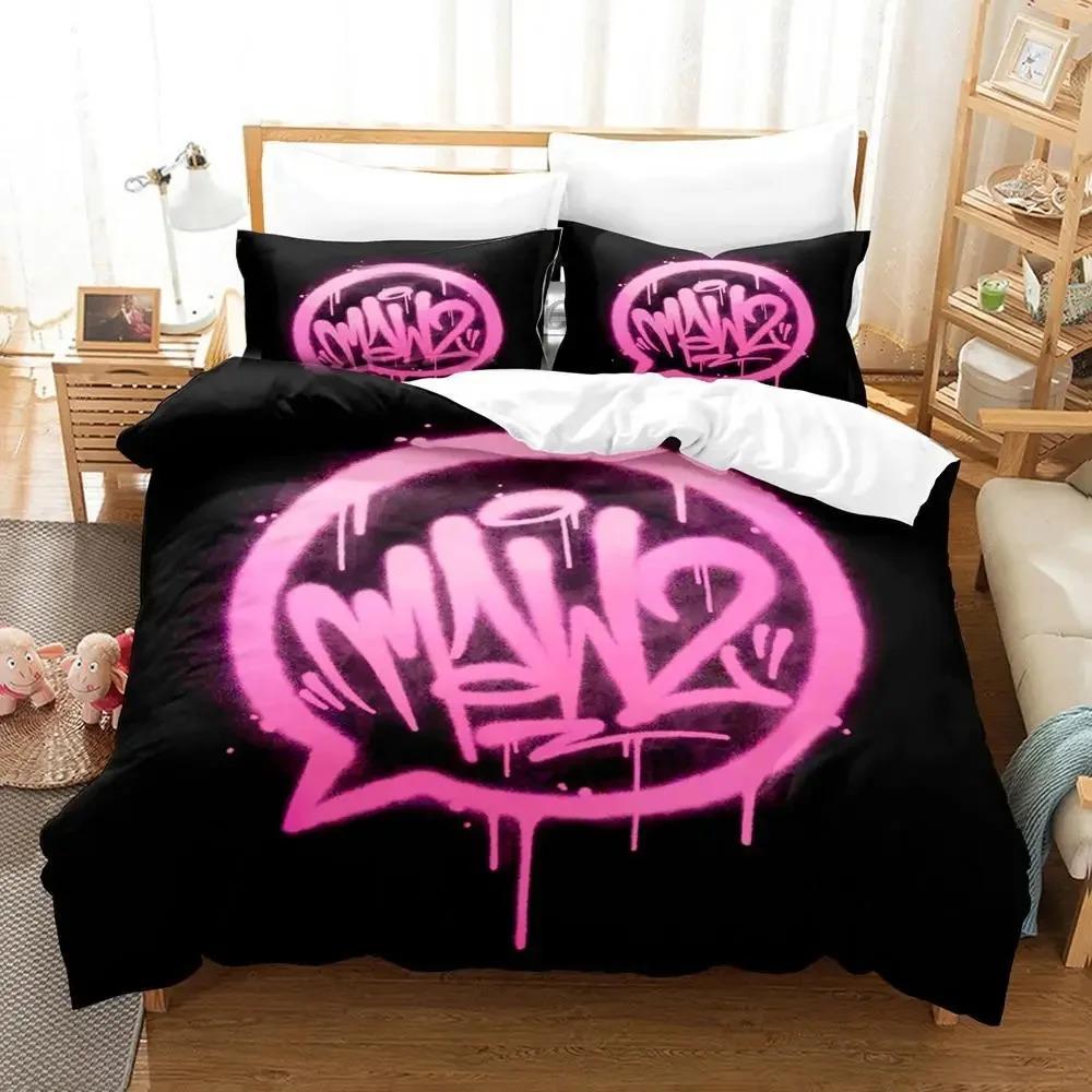 Dj Hip Hop Lit Killah Comfortable Duvet Quilt Cover Pillowcase Bedding Set Children Bedroom Decoration Home Textile