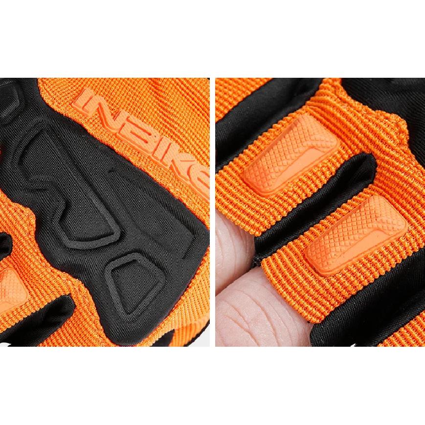 INBIKE Summer MTB Cycling Gloves Gel Padded Half Finger Bicycle Gloves for Men Breathable Outdoor Sport Bike Gloves Accessories