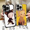 Y-Yoshitomo Nara Soft Phone Case For iPhone 15 16 17 Air 14 Pro Max 16E Plus 13 12 Mini Plating Anti-Fall Fundas