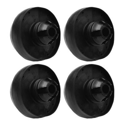 Wagenheberaufnahme 4 Stück 0019979586 Schwarz Für Mercedes-Benz W124 R129 W208 W210 W215
