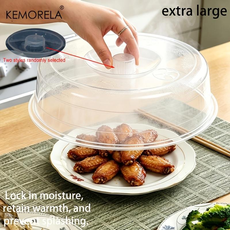 Microwave Dish Cover Refrigerator Fresh- Keeping Dish Cover Anti Splatter Sealing Cover Lid Cold & Heat Resistant Kitchen Tools