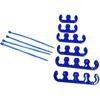 10mm Spark Plug Wires Separator Divider Kit Ignition Wire Separators Holder Blue