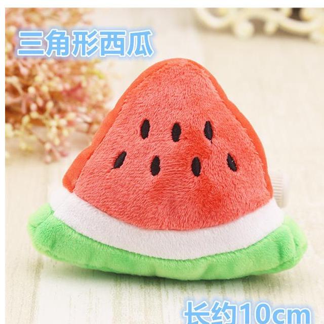 Plush Squeaky Chew Toy For Dogs And Cats Cute Cartoon Shape Pet Play Supplies