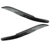 1 Pair Black Carbon Fiber Car Front Left Right Headlight Eyebrow Eyelid Trim Decorative Fit For Subaru Legacy 2006 2007 2008