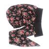 New fashion printed flowers women inner hijabs caps muslim head scarf turban bonnet ready to wear ladies wrap under hijab cap