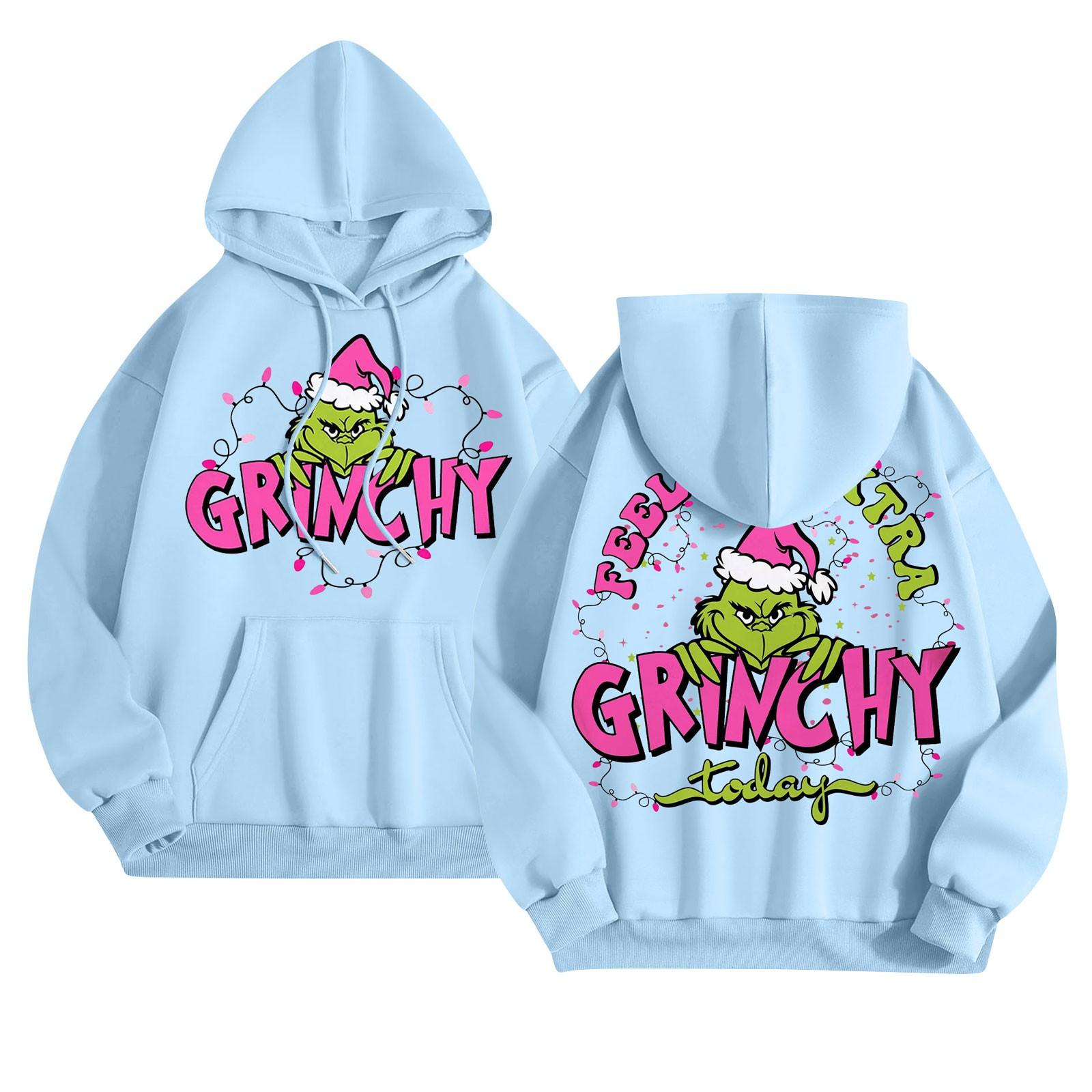 Женская модная легкая толстовка с длинными рукавами и карманами с принтом регби — фото 7