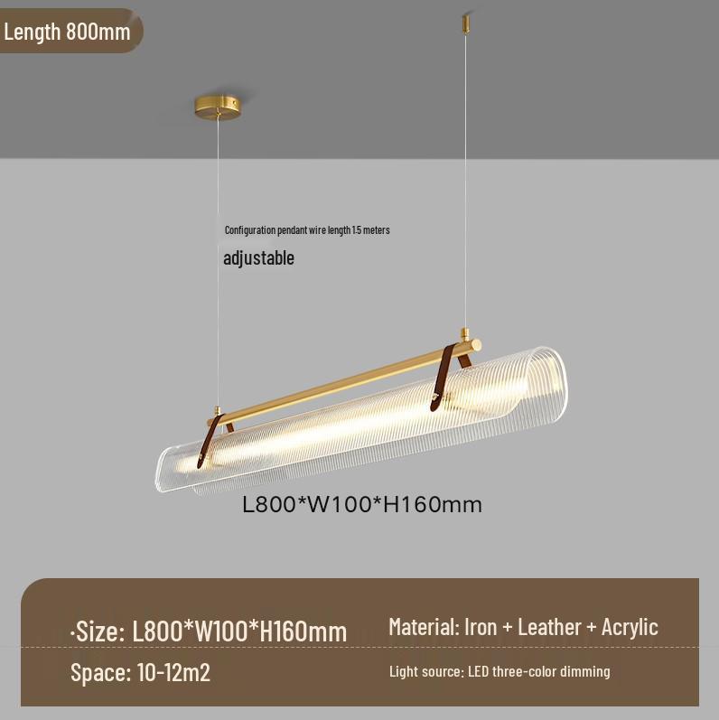 

Modern Minimalist Designer Chandelier for Dining Tables, Bars, and Offices Three-color Change Light