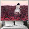 Bohemian Tapestry Vintage Floral Wall Hanging Nature Landscape Room Decor Aesthetic Wall Art Bedroom Dorm Living Room Home Decor