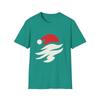 Unisex Softstyle T-Shirt  Twisted Santa Beard Abstract Christmas Holiday