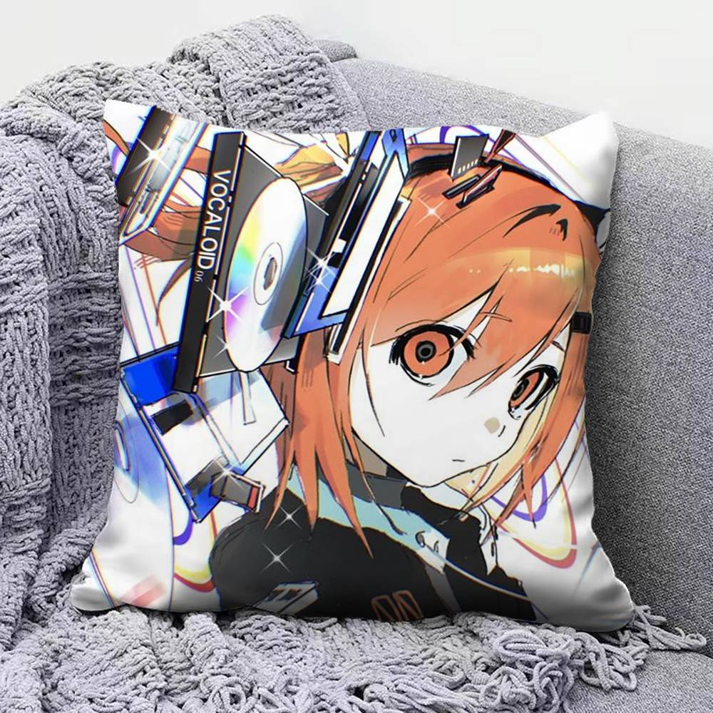 adachi rei Pillow Covers Home Sofa Cushion Covers and Aecorative Custom