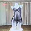 Sexy Lingerie For Fine Women Women'S Lace Fluoroscopy Beauty Tulle Elegant Reverie Sexy Lingerie Fantasy Tulle Intimate Set