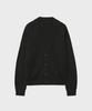 Noirer Essential Loose Fit V-Neck Cardigan (Black)