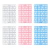 6PCS Breathable Grids Small Pet Cage Flooring Plastic Foot Pad With AntiSlip Design For Rabbits Hamsters Cage Accessory