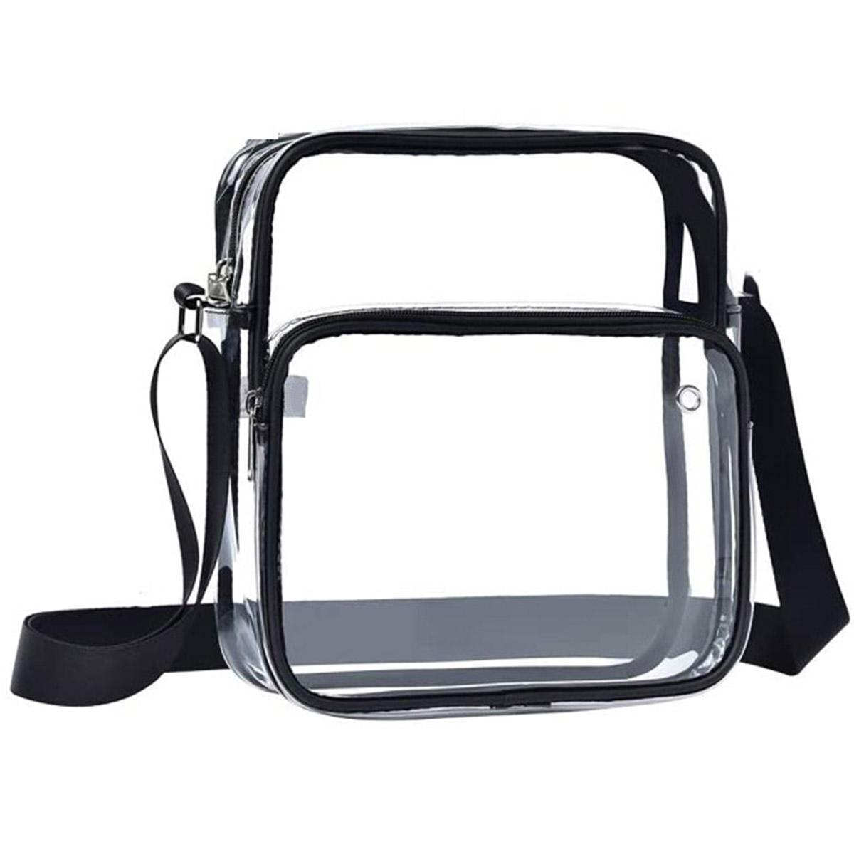 

Transparent Storage Crossbody Bag with Waterproof Strap and Shoulder Strap Outdoor Portable Sports Crossbody Bag