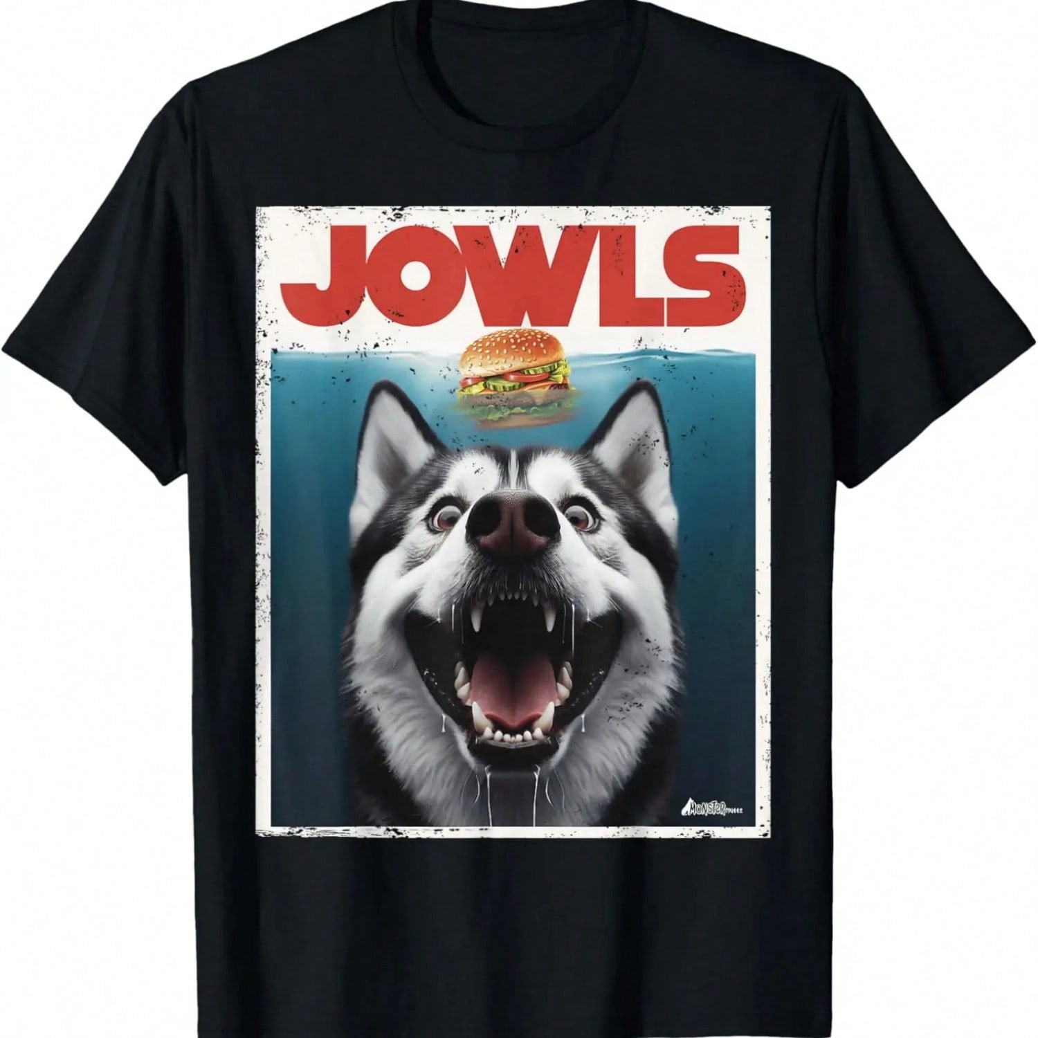 Funny Siberian Husky Jowls, Sled Dog Mom Top Alaskan Dog Dad T-Shirt.Jpg S