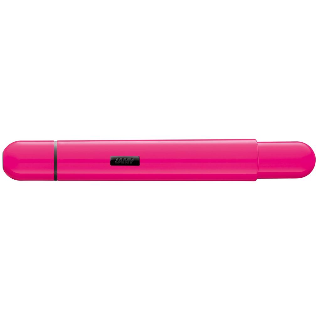 Lamy Pico Neon Pink Ballpoint Pen Innovative Pocket Ballpoint Pen Full Size Pen In One Click Metal Body Line Width M Compact Refill Black LAMY M 22