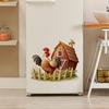 Cartoon Farm Animals Wall Sticker PVC Self-Adhesive Removable for Kitchen Bedroom Living Room Background Wall Home Decor Art