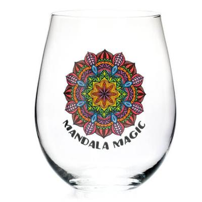 Tallulah Wellness Stemless Glass (Mandala)