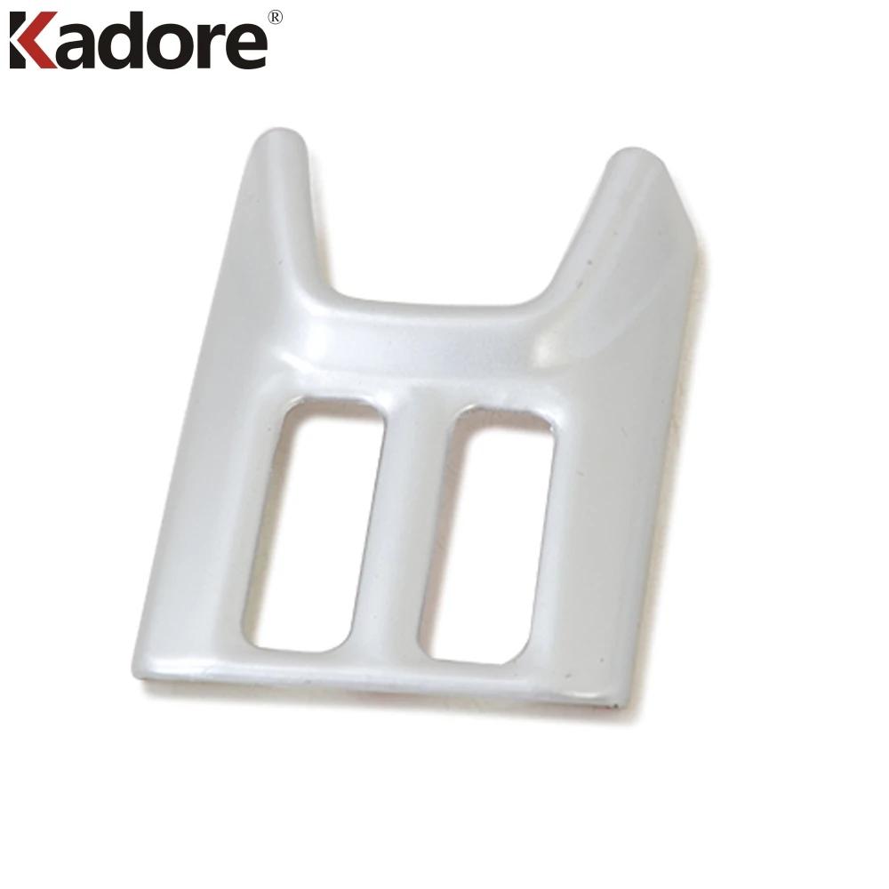 Car Front Center Warning Light Lamp Switch Button Panel Cover Trim For Ford Focus -2024 Carbon Fiber Interior Accessories ABS Matte