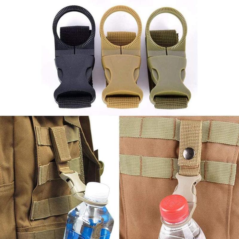 Buy Outdoor Military Nylon bing Buckle Hook Water Bottle Holder Clip
