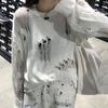 Ripped Loose Knit Sweater Women's Summer Hollow-out Sweater