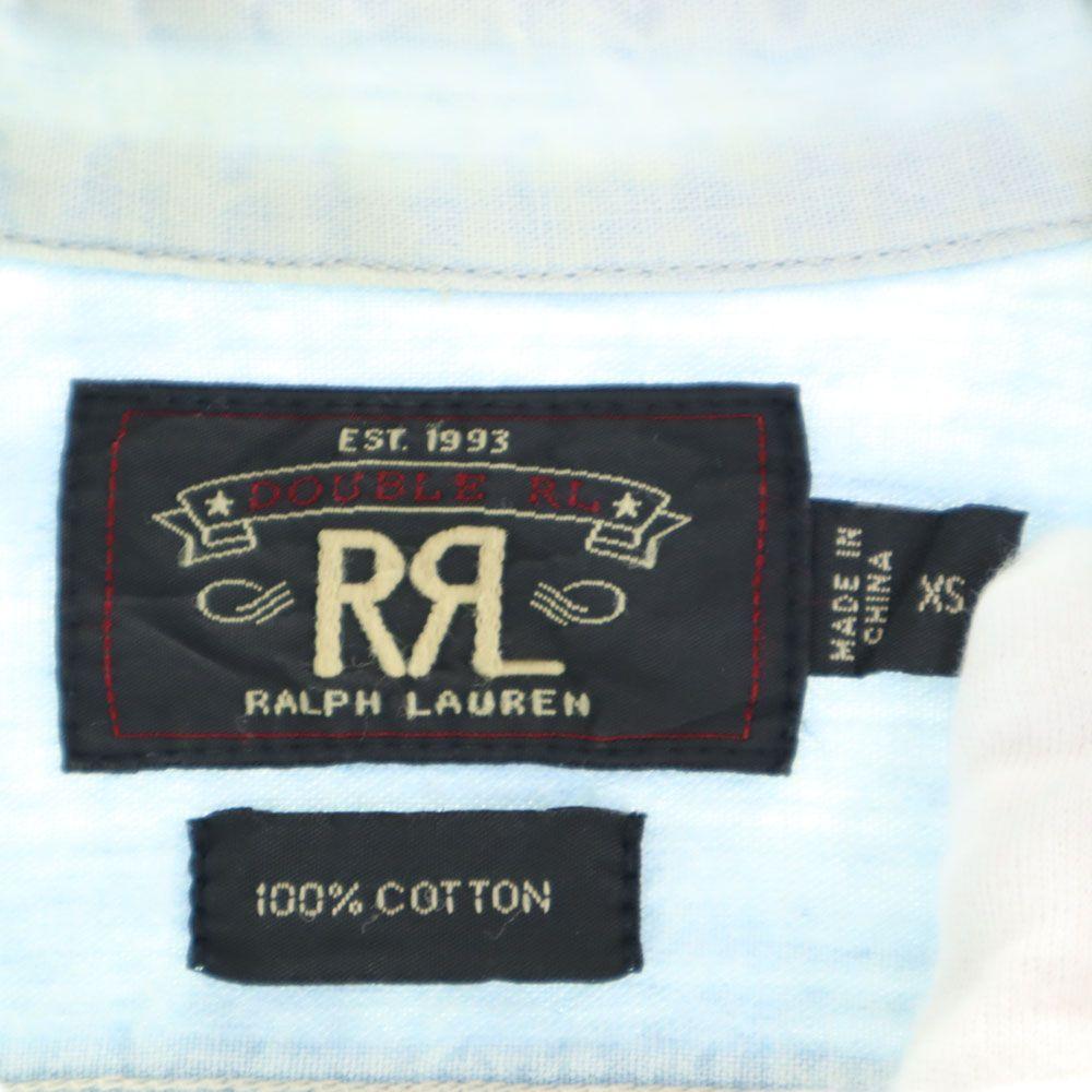 RRL Long Sleeve Shirt XS Blue RALPH LAUREN Men's Used