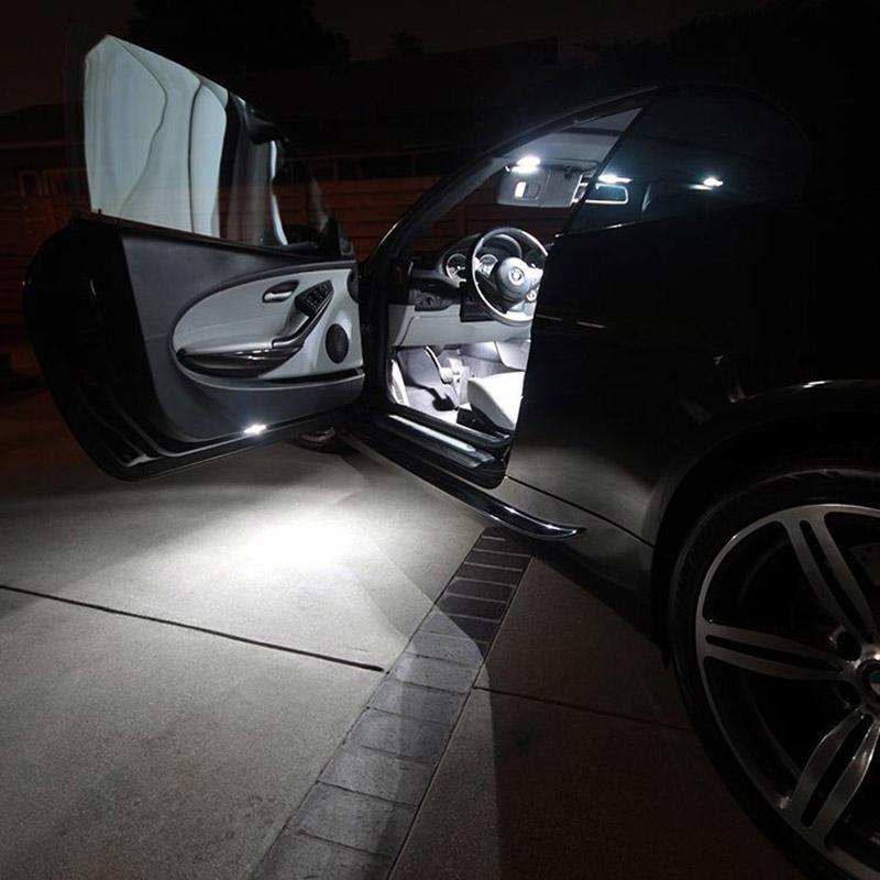 10 stk LED interiørlyssett for VW Tiguan Allspace AD BW 2016 2017 2018 Canbus ( passer original pære er