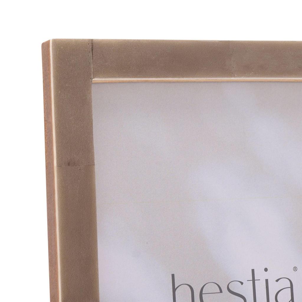 Hestia Thin Grey Stained Bone Photo Frame 5 x 7