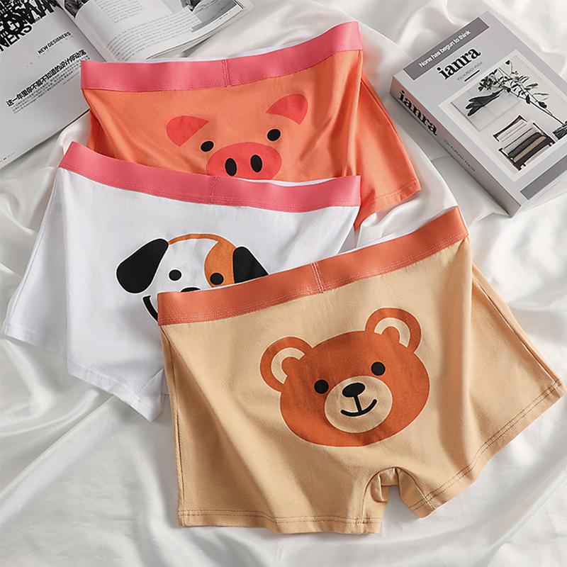 Cartoon Animals Cotton Boxer Men Underwear Underpants Mens Boxers BoxerShorts Man Panties