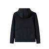 Anta Solid Color Zipper Hooded Comfortable Breathable Fleece Thick Casual Jacket Women jackets Basic-Black 162447717N-4