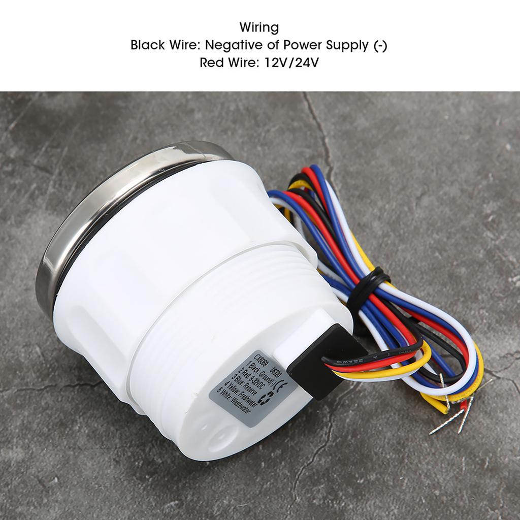 52MMCelsius2in 3‑In‑1 Water   Meter Sewage Gauge Voltage Instrument 0‑190 Ohm  EU Standard