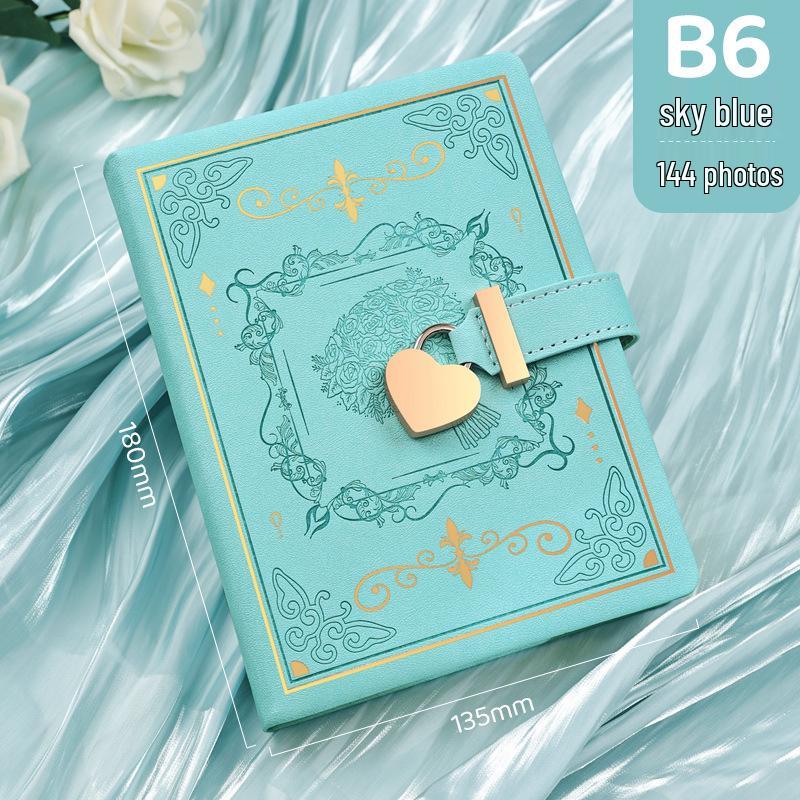Дневник-тетрадь в корейском стиле с замком «Замок любви» B6 B6