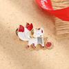 Intricate Carving Animal Maple Leaf Badge Multipurpose Brooch Wearable Jewelry Fashion Laple Pin For Daily Outfits