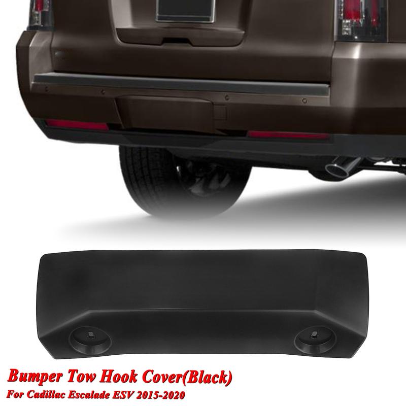 Rear Bumper Tow Hook Cover Trim Trailer Flap Mount For Cadillac Escalade ESV 2015-2020
