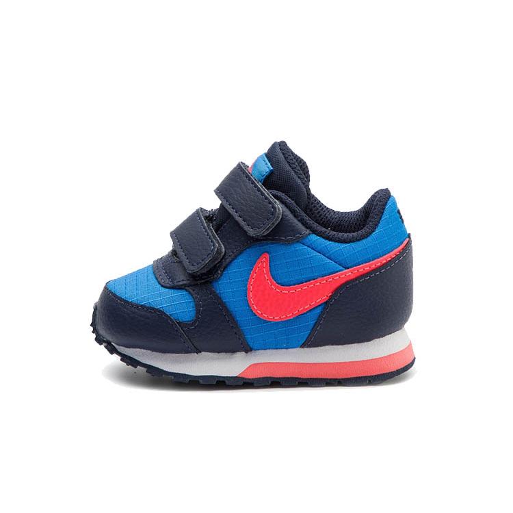 

Nike MD Runner 2 High top Running Shoes Black Blue Red Infant And Toddler 806255-412 22