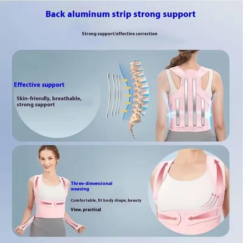 Adjustable Posture Corrector for Men Women Spine Support Brace for Upper/Lower Back Pain Relief Hunchback Scoliosis Correction