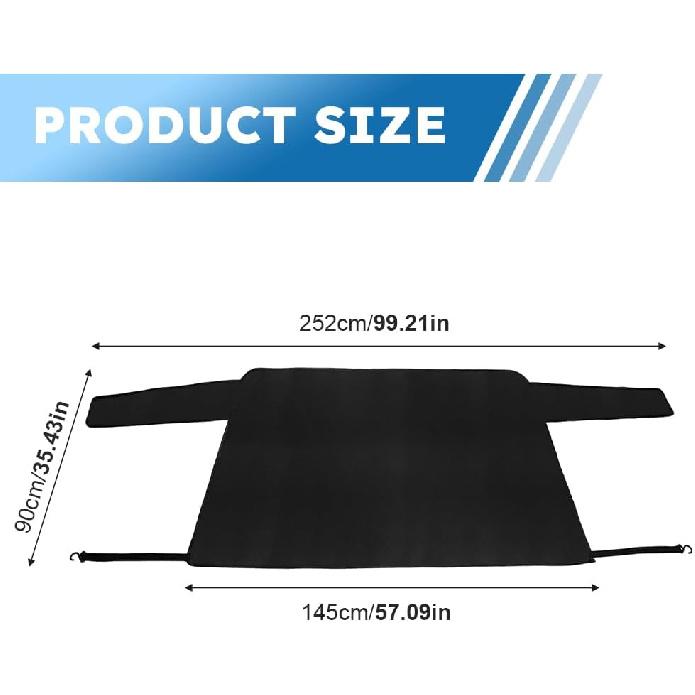 Car Windshield Cover, Winter Car Window Snow Frost Cover, Portable Oxford Fabric Back Window Protection Windproof Covers, Car Winter Accessories for