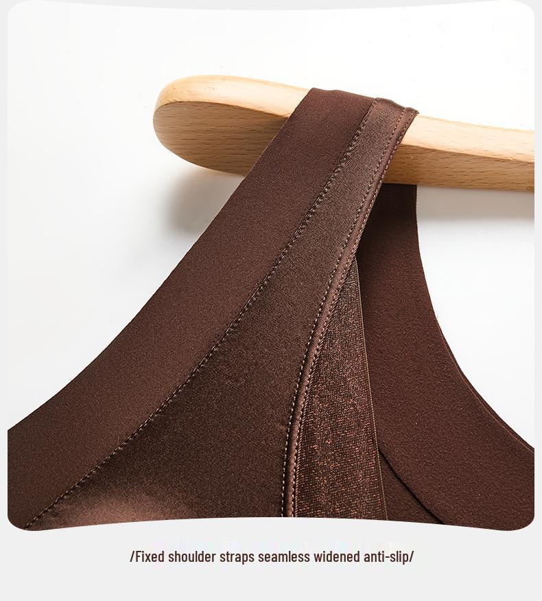 Lace Satin Aloe Antibacterial Warm Back Smoothing Bra - Women's 10A with Comfortable Lift