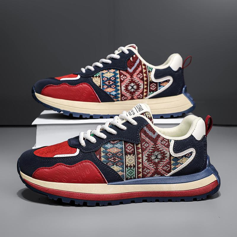 Men's shoes spring and summer cloth surface new versatile sports leisure running increases youth