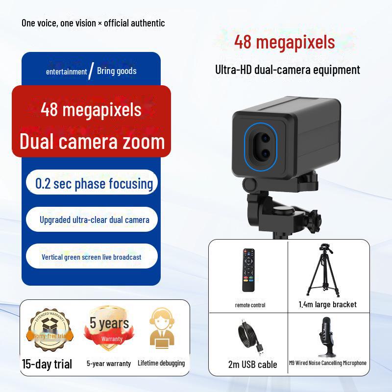HD 4K Auto Focus USB Camera for Desktop, Conference, Live Streaming