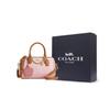 Coach Borsa a tracolla Rowan con finiture dorate in tela rivestita Borsa a mano da donna Rosa CEA18-IMPO