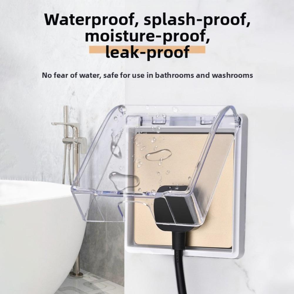 Transparent Guard Waterproof Socket Excellent Sealing Long-lasting Plastic High-strength Plastic Fade Resistant China Mainland