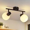 Ceiling Spotlight - NETTLIFE - Morden E14 - 2 Lights - Black - Metal