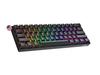 Geeky GK61 60%  Hot-Swappable Mechanical Gaming Keyboard  61-Key Multicolor RGB LED Backlight for PCMac Gamers  ANSI US American Layout (Black,