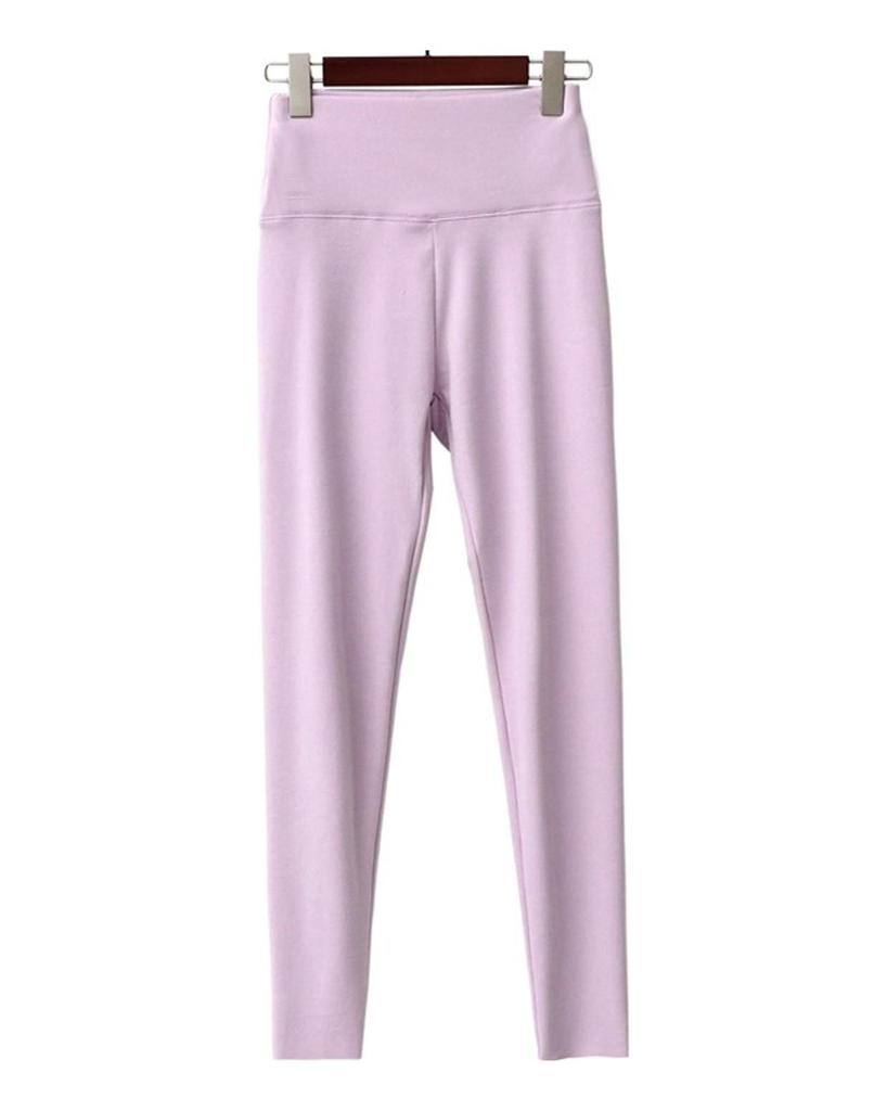 Damskie jesienno-zimowe legginsy German Velvet Slim Fit Warm High Waist Cinched