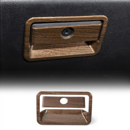 

Front Co-pilot Storage Box Handle Trim Decor Cover Bezels For Ford F150 2015-20